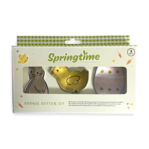 Springtime Hase‑, Küken‑ & Ei‑Keksausstecher‑Set