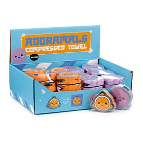 Adoramals Sealife Meerestiere Komprimiertes Reisehandtuch Waschlappen Adoramals Sealife Meerestiere Komprimiertes Reisehandtuch Waschlappen
