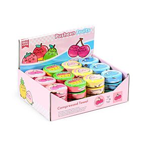 Pusheen the Cat Katze Obst Komprimiertes Reisehandtuch