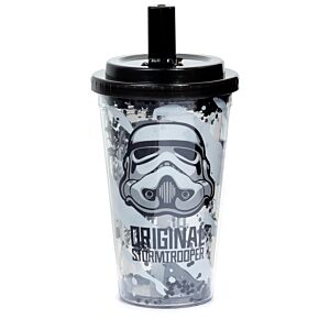 The Original Stormtrooper Becher mit Deckel & Flip-Strohhalm 500ml The Original Stormtrooper Becher mit Deckel & Flip-Strohhalm 500ml