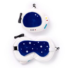 Relaxeazzz Space Cadets Weltraum Astronaut Plüsch Reisekissen & Schlafmaske