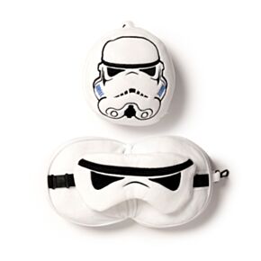 Relaxeazzz The Original Stormtrooper Plüsch Reisekissen & Schlafmaske