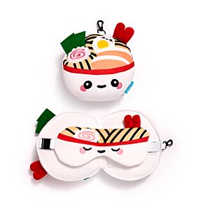 Relaxeazzz Foodiemals Nori the Ramen Bowl Nudeln Reisekissen & Schlafmaske