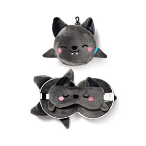 Relaxeazzz Adoramals Dexter the Bat Fledermaus Reisekissen & Schlafmaske