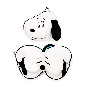Relaxeazzz Peanuts Snoopy Plüsch Reisekissen & Schlafmaske Relaxeazzz Peanuts Snoopy Plüsch Reisekissen & Schlafmaske