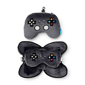 Relaxeazzz Game Over Game Controller Plüsch Reisekissen & Schlafmaske