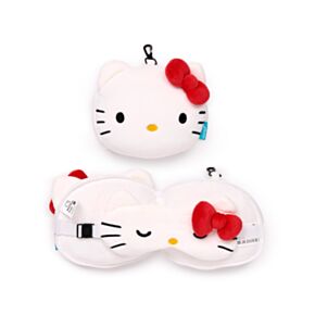 Relaxeazzz Hello Kitty Plüsch Reisekissen & Schlafmaske
