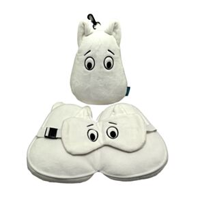 Relaxeazzz Moomin Plüsch Reisekissen & Schlafmaske