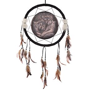 Lisa Parker Treue Gefährten Wolf Traumfänger 33cm Lisa Parker Treue Gefährten Wolf Traumfänger 33cm