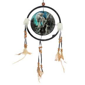 Lisa Parker Erziehung Wolf Traumfänger 16cm