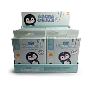 Adoramals Ocean Nico der Pinguin Bemale dein eigenes Fensterbild 