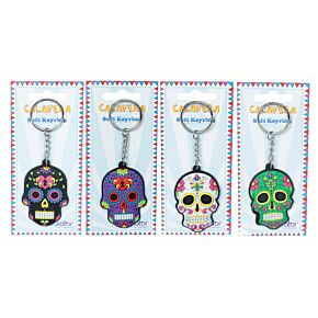 Day of the Dead Tag der Toten PVC Schlüsselanhänger Day of the Dead Tag der Toten PVC Schlüsselanhänger