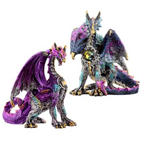Dark Legends Drache mit Kristall-Brustschild