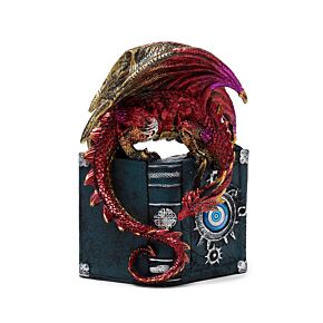 Enchanted Nightmare Feuerdrache auf allsehendem Buch Enchanted Nightmare Feuerdrache auf allsehendem Buch