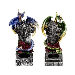 Dark Legends Drache Hüter der Toten Teelichthalter 