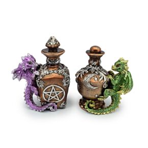 Elements Babydrache mit Zaubertrankflasche 