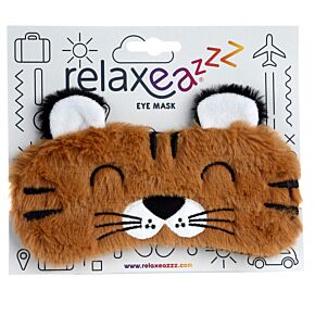 Relaxeazzz Adoramals Wild Wildtiere Tiger Plüsch Schlafmaske Relaxeazzz Adoramals Wild Wildtiere Tiger Plüsch Schlafmaske