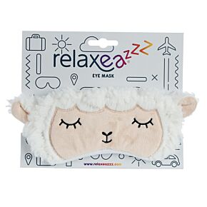 Relaxeazzz Schaf Plüsch Schlafmaske