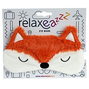 Relaxeazzz Fuchs Plüsch Schlafmaske