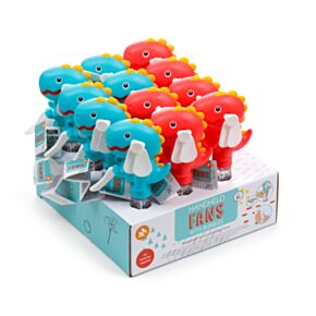Handbetriebener Dinosaurier-Handventilator mit Seifenblasen