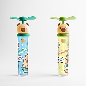 Adoramals Capybara Wasserschwein Wiederaufladbarer USB Mini -Ventilator