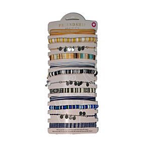 Gewebte Freundschaftsarmbänder mit Anhängern