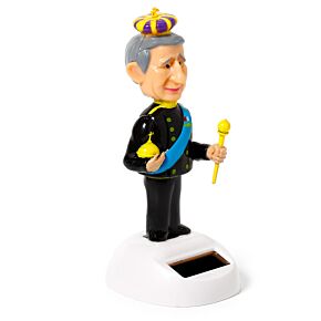 King Charles III. König Solar Pal Wackelfigur King Charles III. König Solar Pal Wackelfigur