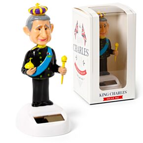 King Charles III. König Solar Pal Wackelfigur