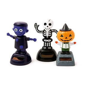 Spooky Frankenstein, Skelett & Kürbis-Kopf Wackelfigur Spooky Frankenstein, Skelett & Kürbis-Kopf Wackelfigur
