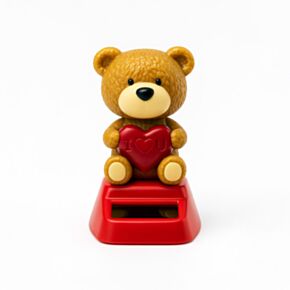 Amore Teddybär I Heart U  Solar Pal Wackelfigur