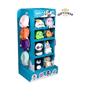 Swapseazzz Reisekissen & Stofftier 8 Fächer FSDU-Displayeinheit