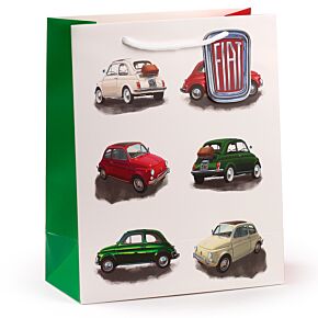 Fiat 500 Retro Geschenktüte (L) Fiat 500 Retro Geschenktüte (L)