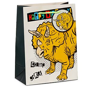 Dinosauria Dinosaurier Happy Birthday Geburtstag Geschenktüte (M) Dinosauria Dinosaurier Happy Birthday Geburtstag Geschenktüte (M)