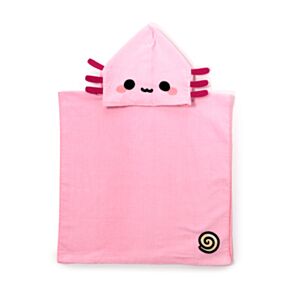 Adoramals Wild Wildtiere Maddie the Axolotl  Kinderhandtuch mit Kapuze