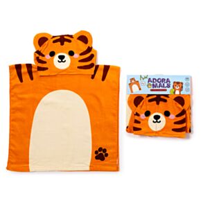 Adoramals Wild Wildtiere Alfie the Tiger Kinderhandtuch mit Kapuze