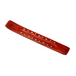 Mangoholz-Räucherstäbchenhalter mit Metall-Inlays