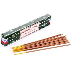 Satya Patchouli-Wald Nag Champa 12 Räucherstäbchen