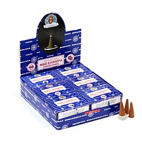 01431 Satya Sai Baba Nag Champa Dhoop Räucherkegel 01431 Satya Sai Baba Nag Champa Dhoop Räucherkegel