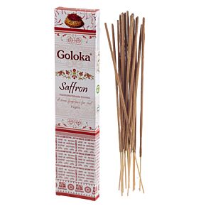 Goloka Masala Safran Räucherstäbchen Goloka Masala Safran Räucherstäbchen