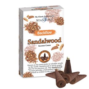 37430 Stamford Rückfluss Räucherkegel - Sandelholz