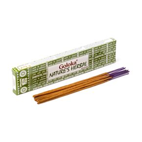 Goloka Nature's Herbal Kräuter Räucherstäbchen