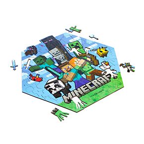 Minecraft Creeper-förmiges Holzpuzzle 130 Teile Minecraft Creeper-förmiges Holzpuzzle 130 Teile