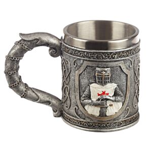 Mittelalter Kreuzritter Dekorativer Krug