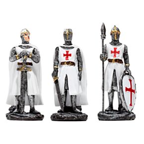 Mittelalter Kreuzritter Ritter Verteidiger Figur