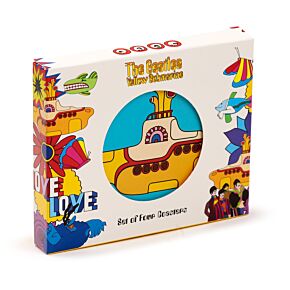 The Beatles Yellow Submarine Untersetzer 4er-Set The Beatles Yellow Submarine Untersetzer 4er-Set