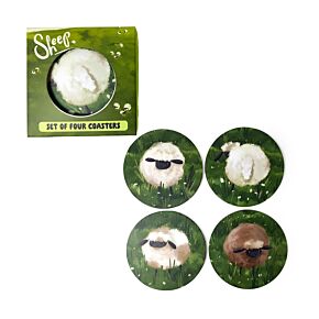 Sheep Schafe Korkuntersetzer 4er-Set Sheep Schafe Korkuntersetzer 4er-Set