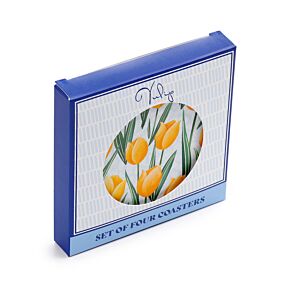 Tulips Tulpen Korkuntersetzer 4er-Set 