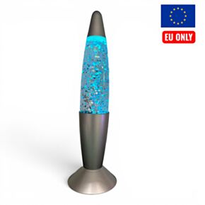 Farbwechsel USB‑Glitzerlampe Silber