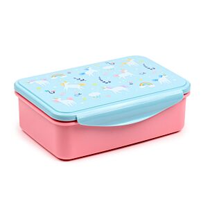 Unicorn Magic Einhorn Lunchbox mit Clipverschluss 