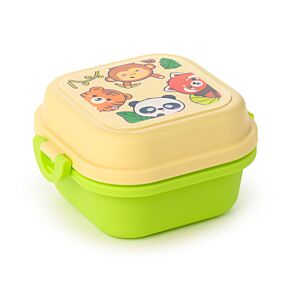 Adoramals Wild Wildtiere Stapelbare Bento-Lunchbox mit Clipverschluss